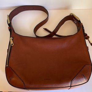 Fossil Hannah Hobo shoulder bag brown